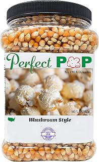 Concession Essentials Gourmet Mushroom Extra Large Popcorn Kernels Non-GMO USA Made 4lb Bulk