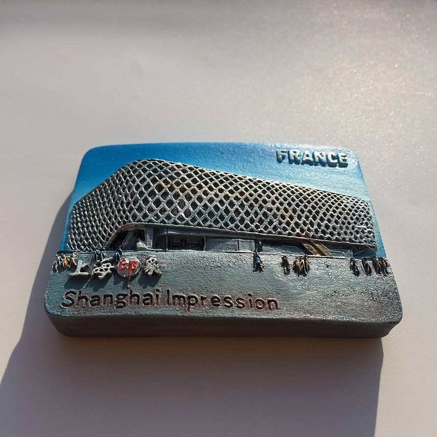 Amazon.co.jp: 上海万博3Dフレンチパビリオン冷蔵庫マグネットお