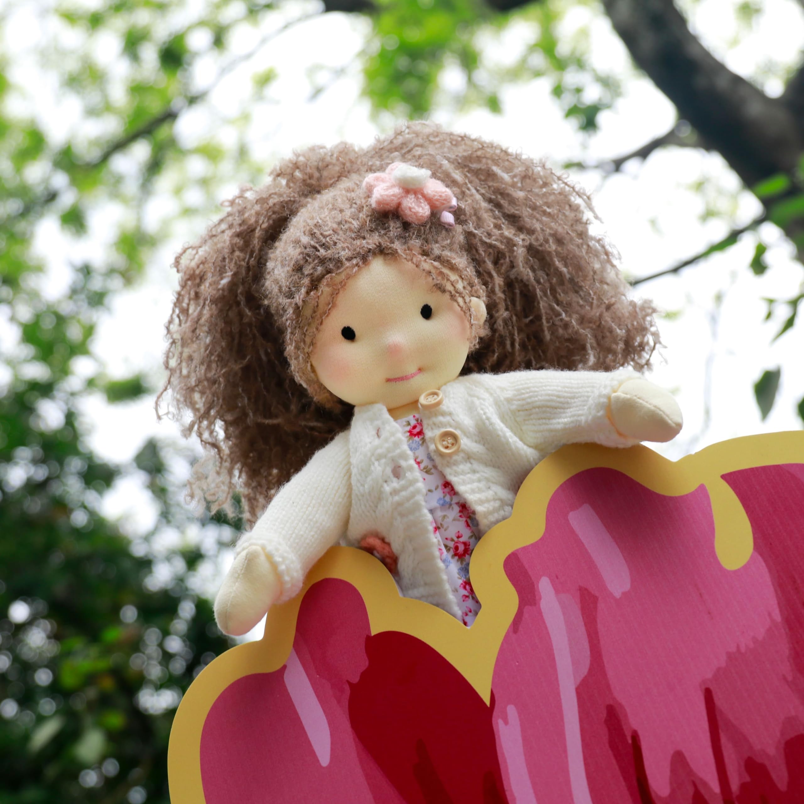 Amazon.co.jp: BlissfulPixie ウォルドルフ人形 手作り人形 Waldorf
