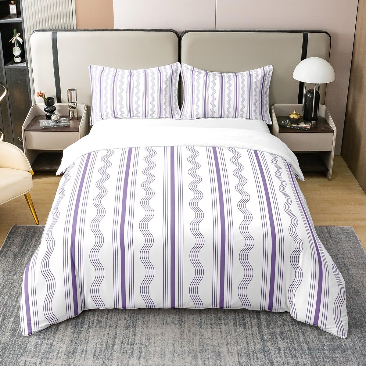 Housse de couette pur coton de qualité supérieure King