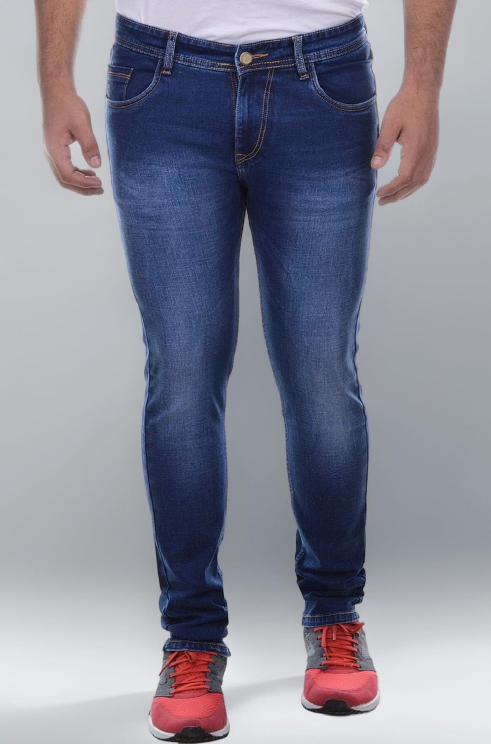 Men's Slim Fit Mid Rise Jeans