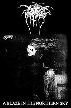 Amazon.com: Darkthrone Poster A Blaze in The Northern Sky Official
