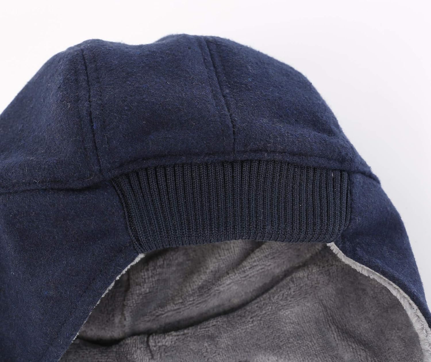 Connectyle Mens Fleece Watch Cap Thermal Skull Beanies with Earflap Outdoor Warm Winter Hat for Running Hiking - Image 4