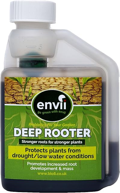 Envii Deep Rooter - Plant Root Growth Stimulator and Booster Improves Length and Mass of Plants Roots (250ml Concentrate)