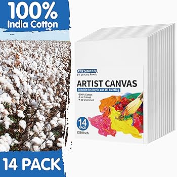 Amazon.com: FIXSMITH Canvas for Painting 14 Pack - 5 x 7