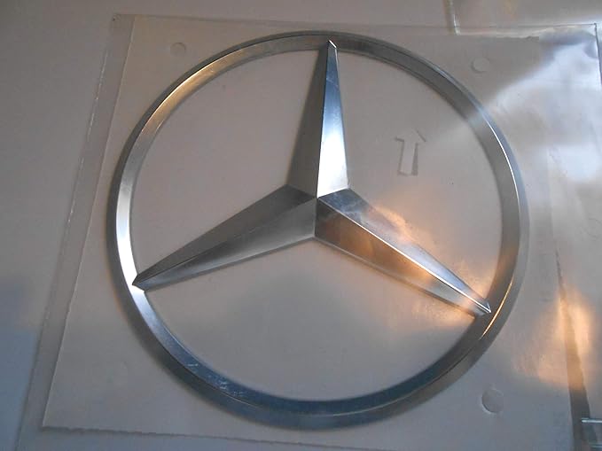 Amazon メルセデスベンツ 純正 リアスター エンブレム 平 両面 約11ｃｍ Vクラス用 f24 エンブレム 車 バイク