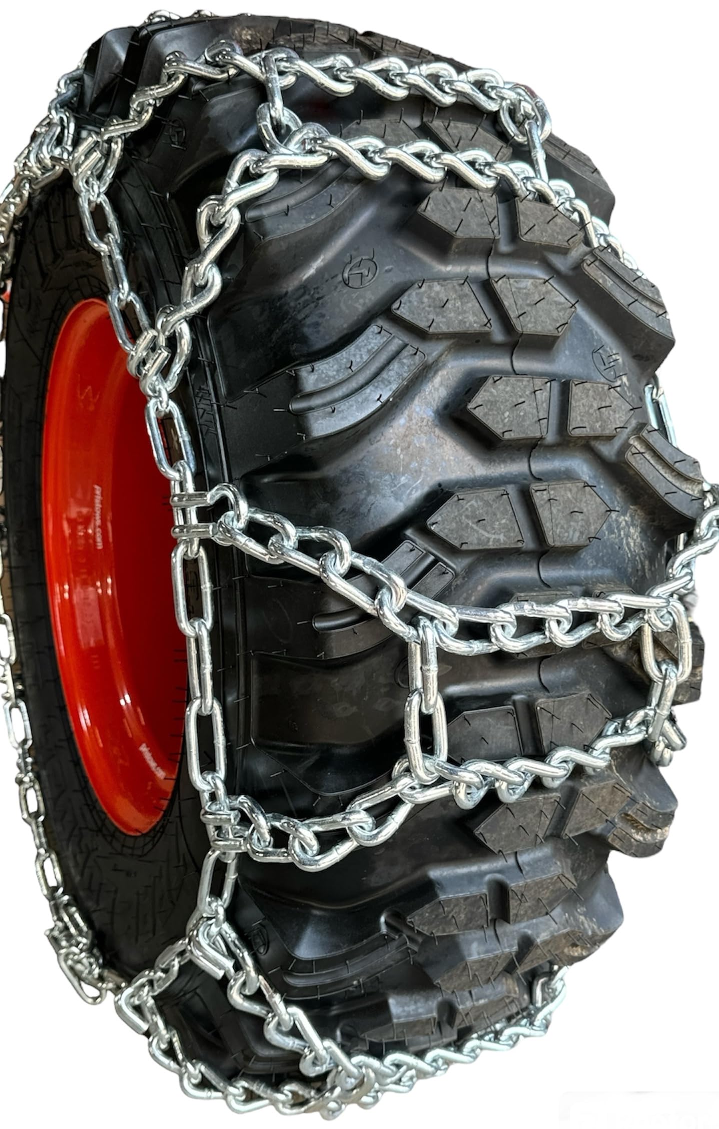TireChain.com 17.5-24 17.5L-24 Duo Grip Tractor Tire Chains Set of 2