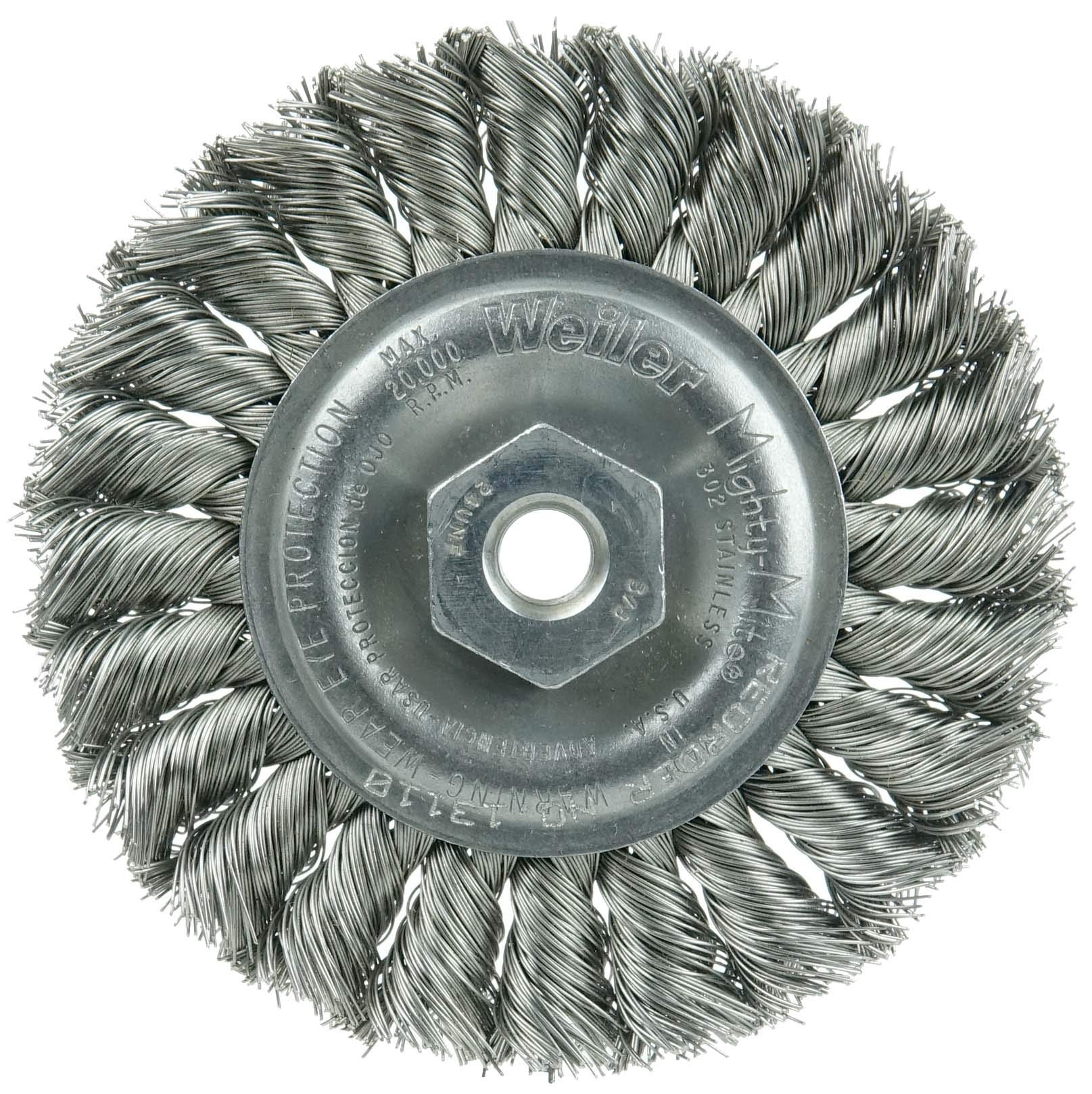 Weiler 13110 Standard Twist Knot Wire Wheel 4
