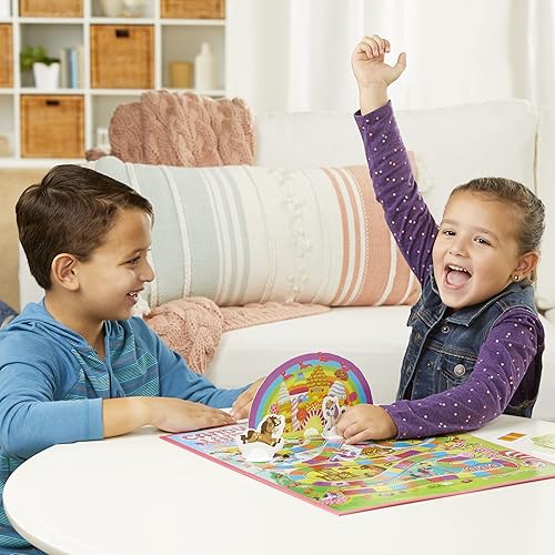 Vista 9 de Hasbro Gaming Candy Land Unicorn Edition - Juego de mesa preescolar Regalos de regreso a clases para niños Juguetes para el aula A partir de 3