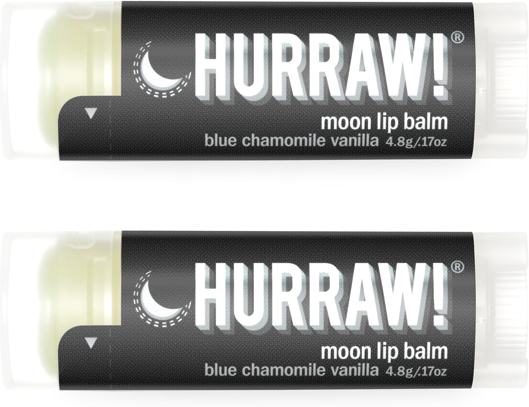 Moon (2 Pack) Lip Balm: Night Treatment, Organic, Certified Vegan, Certified Cruelty Free, Non-GMO, Gluten Free, All Natural - Luxury Lip Balm Made in the USA - MOON (2 Pack)