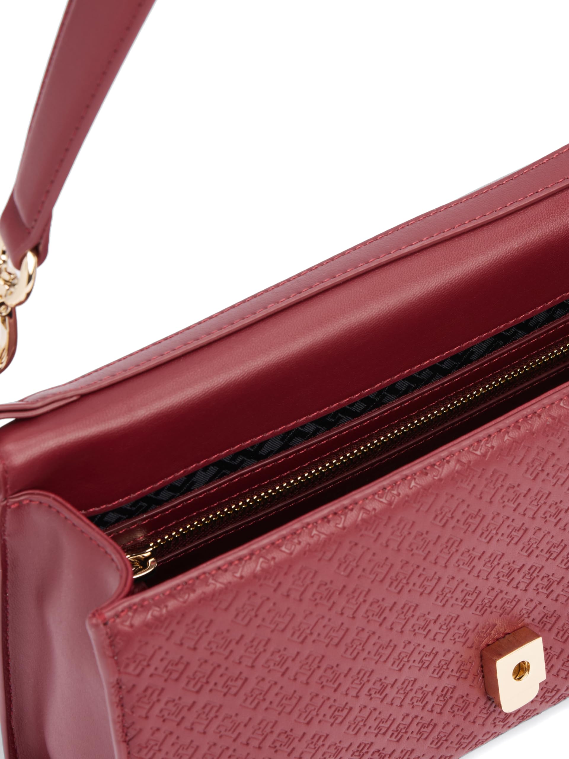 Tommy Hilfiger Monogram Shoulder Bag With Removable Crossbody Strap - Bolsa de hombro Mujer