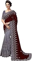Sarvayog Fashion Women's Silk & Satin Saree with Blouse Piece_PR.K885.