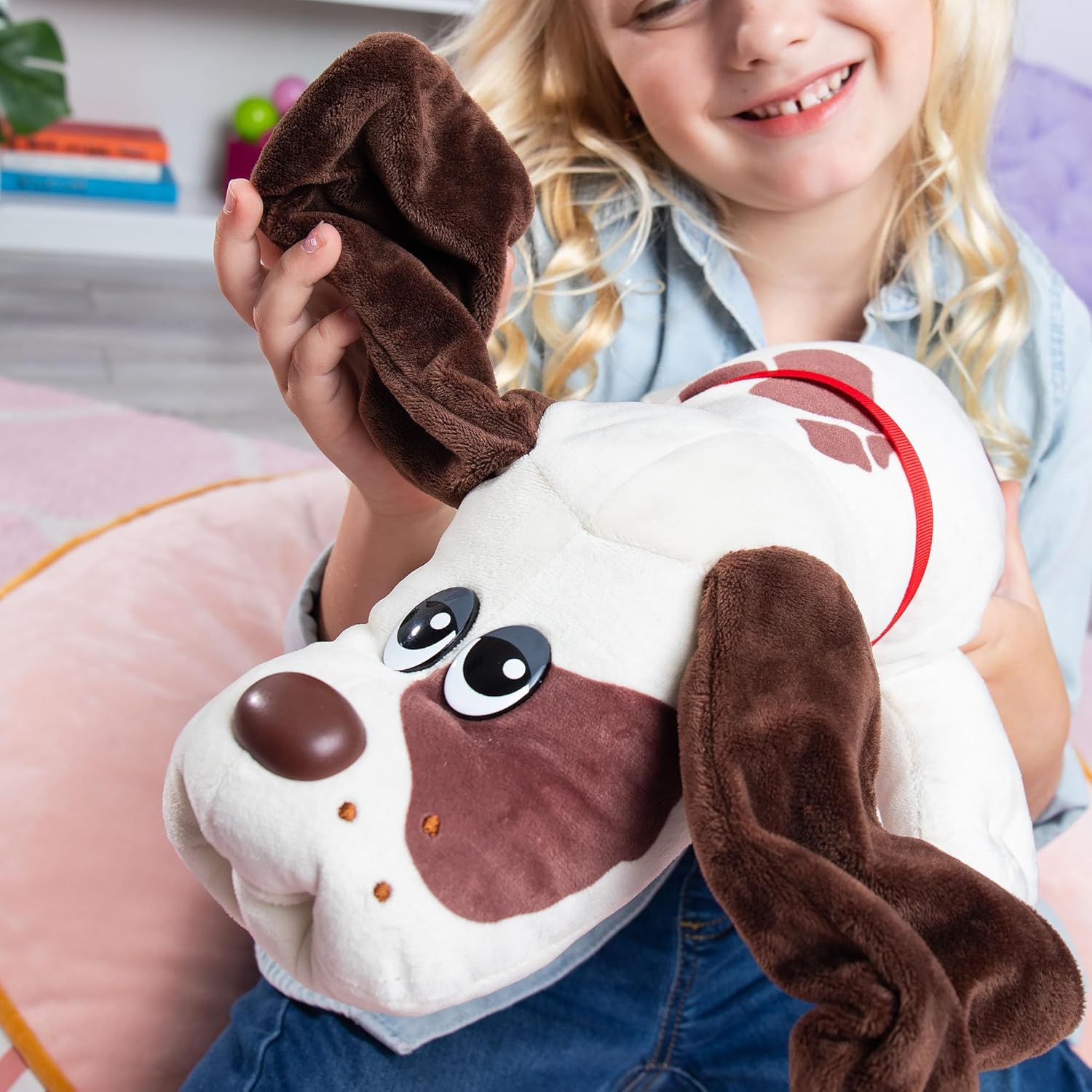 POUND PUPPIES Cream with Medium Brown Spots Plush Toy