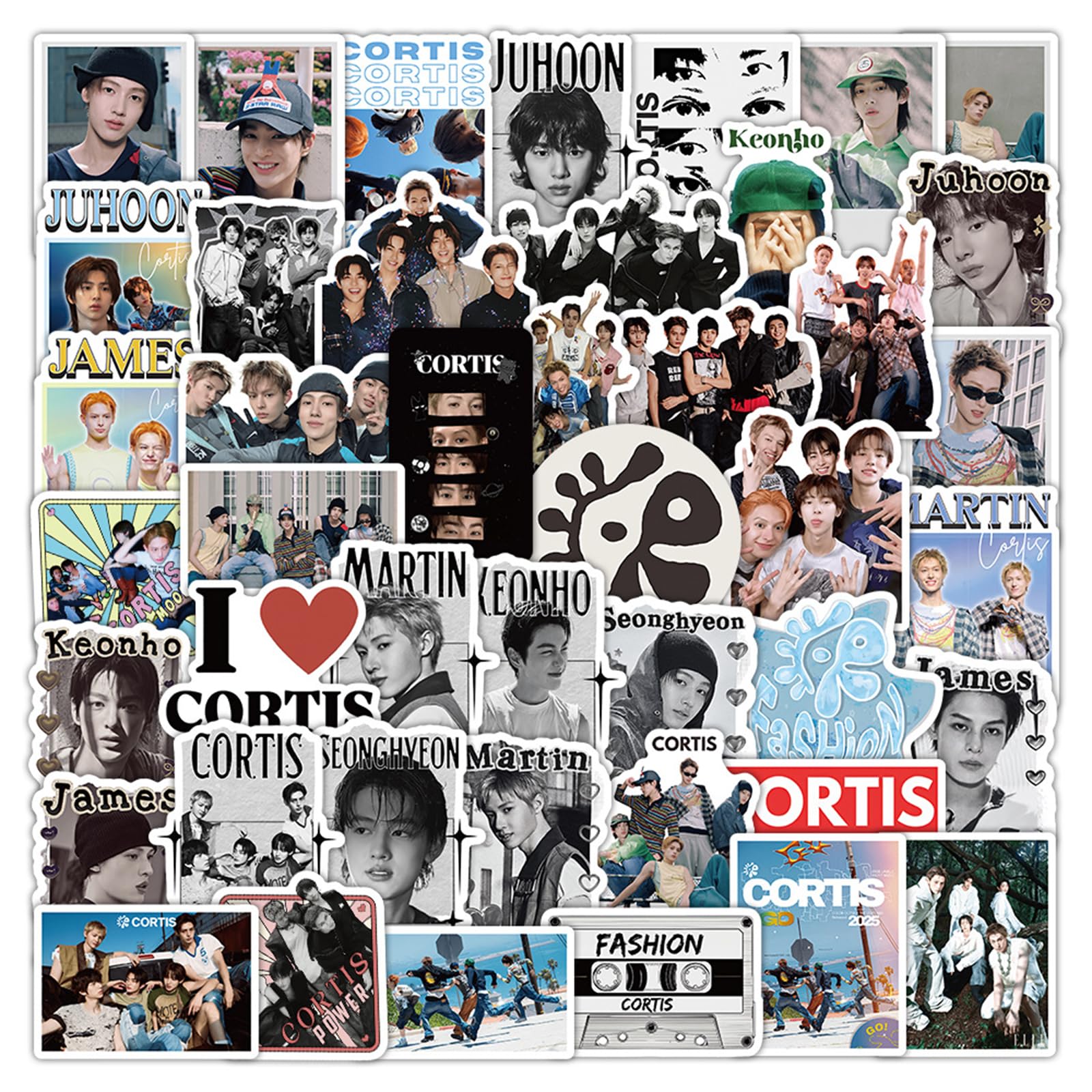 Photo 1 of 100pcs Boys Stickers, KpopIdol BTS Waterproof Vinyl Sticker Merch, Perfect for Water Bottles, Laptops, Gifts for Fans (BTSIdol)