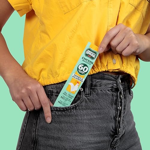 Miniatura 5 de Mighty Spark Palitos de pollo  Miel y jalapeño  0.21oz de proteína, sin antibióticos nunca, sin hormonas añadidas, sin gluten, sin soja, bocadillos