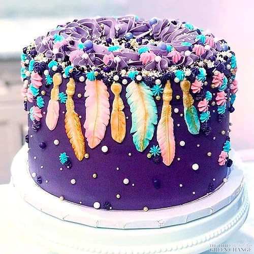 Miniatura 6 de Moldes de plumas para hornear  Moldes de caramelo rosa, moldes de silicona para jabón para manualidades de arcilla, moldes de plumas de fondant para