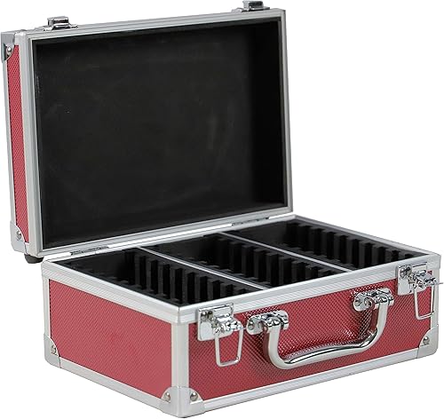Vista 18 de Ursae Minoris Elite - Caja de aluminio negro para 100 portamonedas de estilo certificado o certificado NGC, PCGS, ANACS, Elite, Lighthouse, BCW