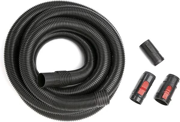 CRAFTSMAN CMXZVBE38759 2-1/2 in. x 20 ft. POS-I-LOCK Wet/Dry Vacuum Hose Kit for Shop Vacuums