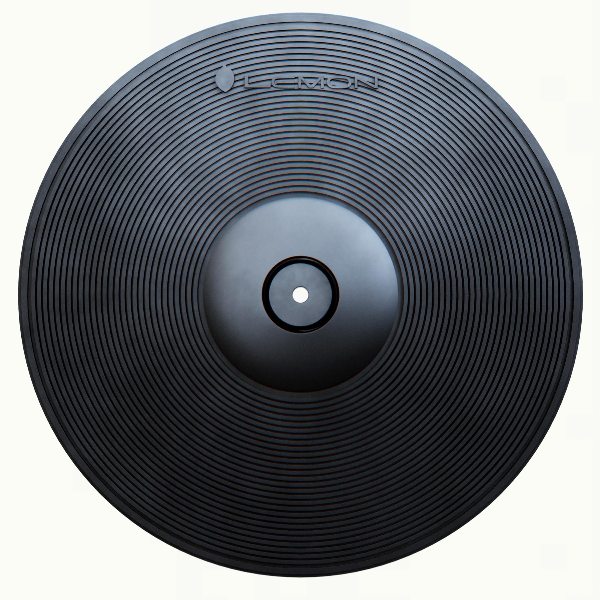 Lemon 13” Triple-Zone Electronic Crash/Ride Cymbal Pad with Choke – 3-Zone Ride with Bell for Electronic Drum Kits