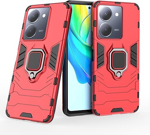 Miniatura 2 de Kukoufey Funda compatible con Vivo Y36 4G, compatible con Vivo Y27 5G, soporte magnético para automóvil compatible con Vivo Y36 V2247  Y36 5G V2248