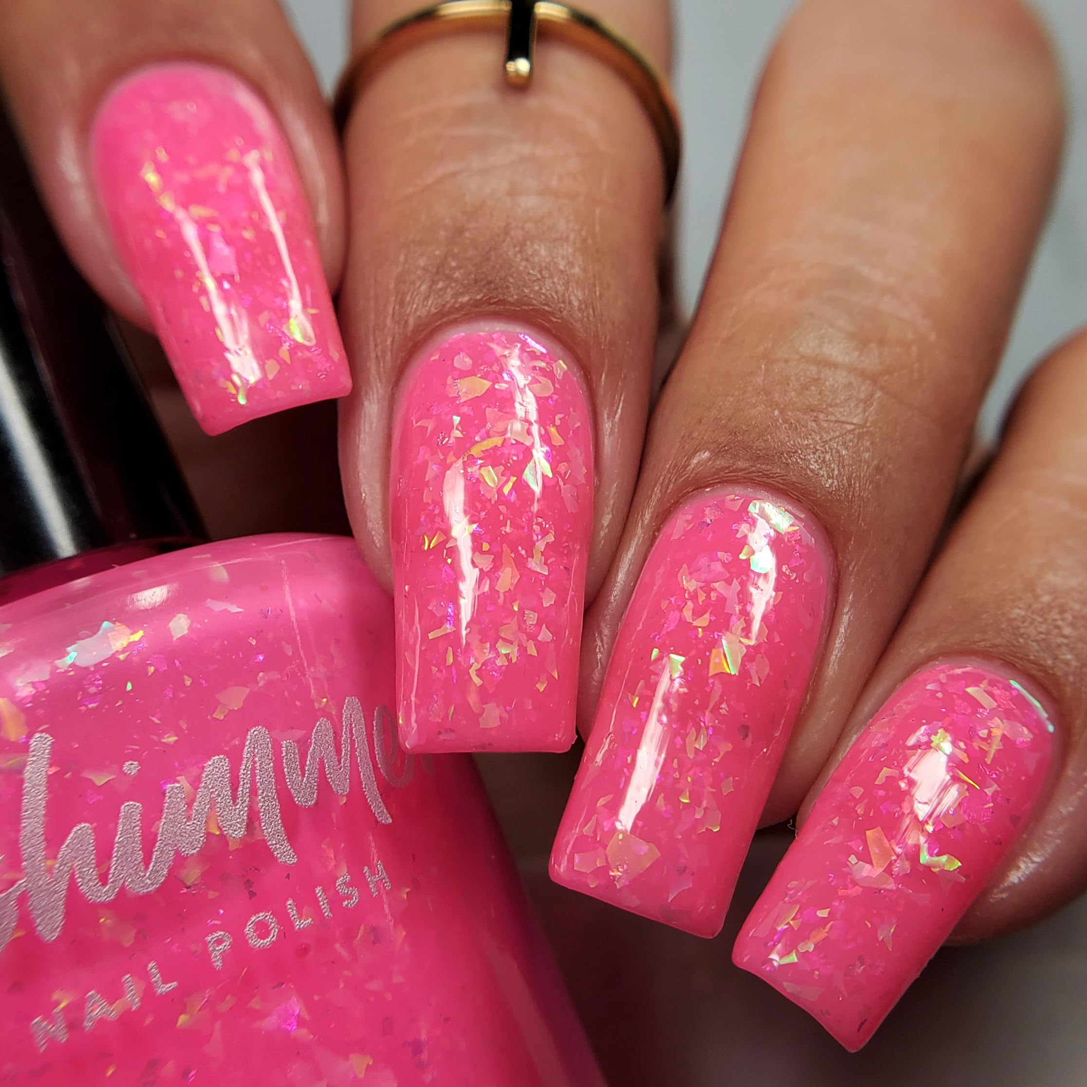 KBShimmer One In A Melon Nail Polish 0.5 oz Full Sized Bottle