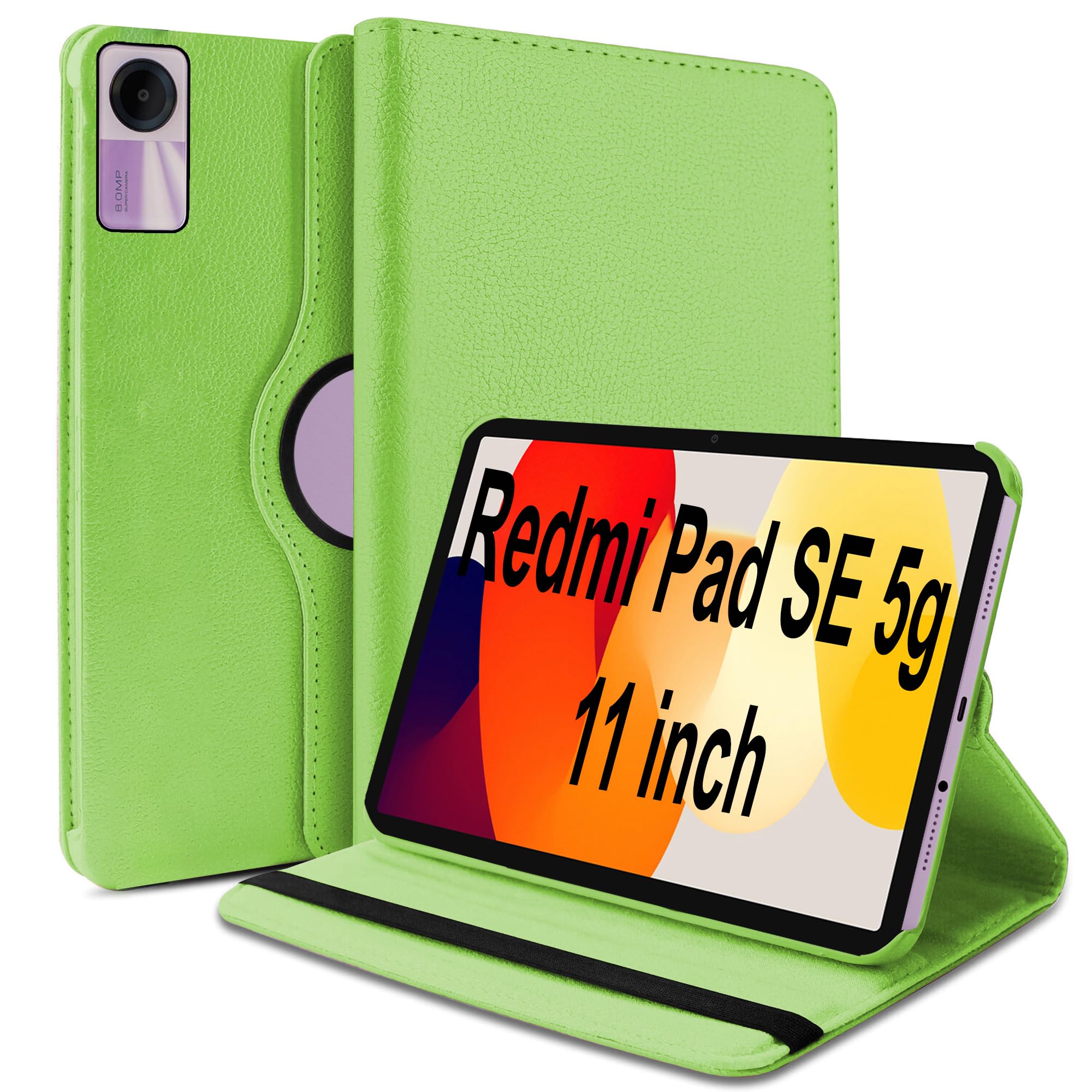 TGK Rotating Cover for Redmi Pad SE 11 inch 360 Degree Leather