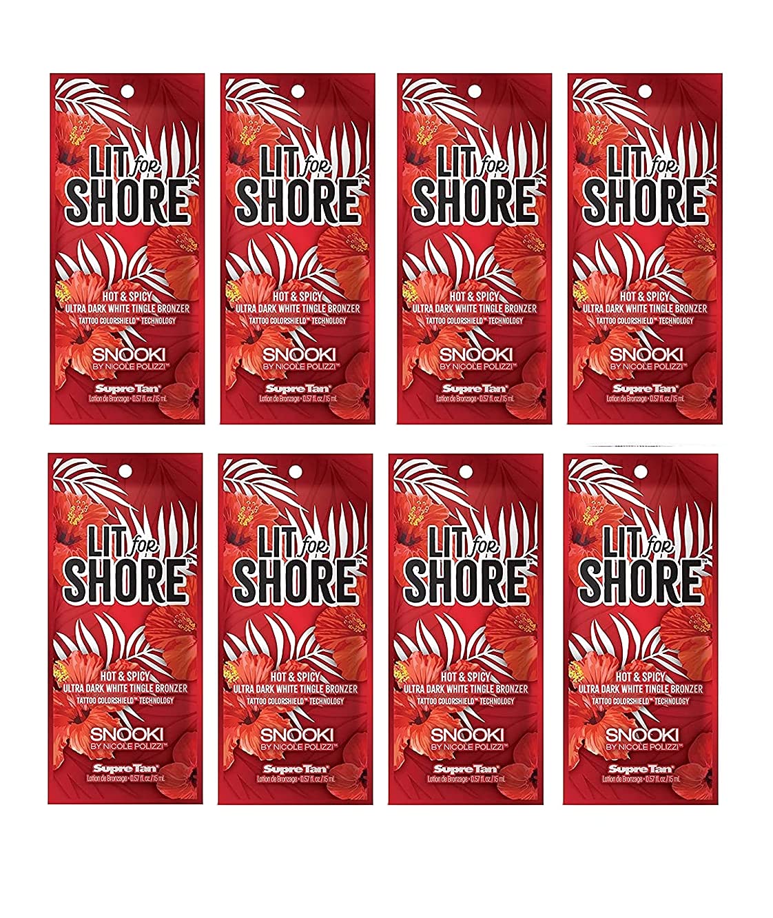 (8) Lit for Shore Tingle Packets (0.57 ounces each packet)