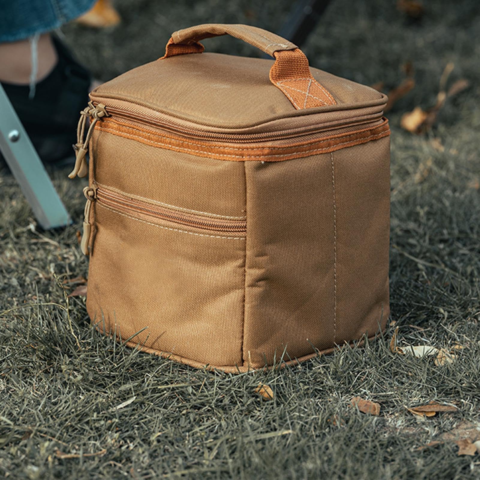 Kit de especias para camping, tarros de condimentos portátiles con bolsa de almacenamiento para picnics, barbacoas y senderismo. Solución práctica de almacenamiento de alimentos, incluye múltiples
