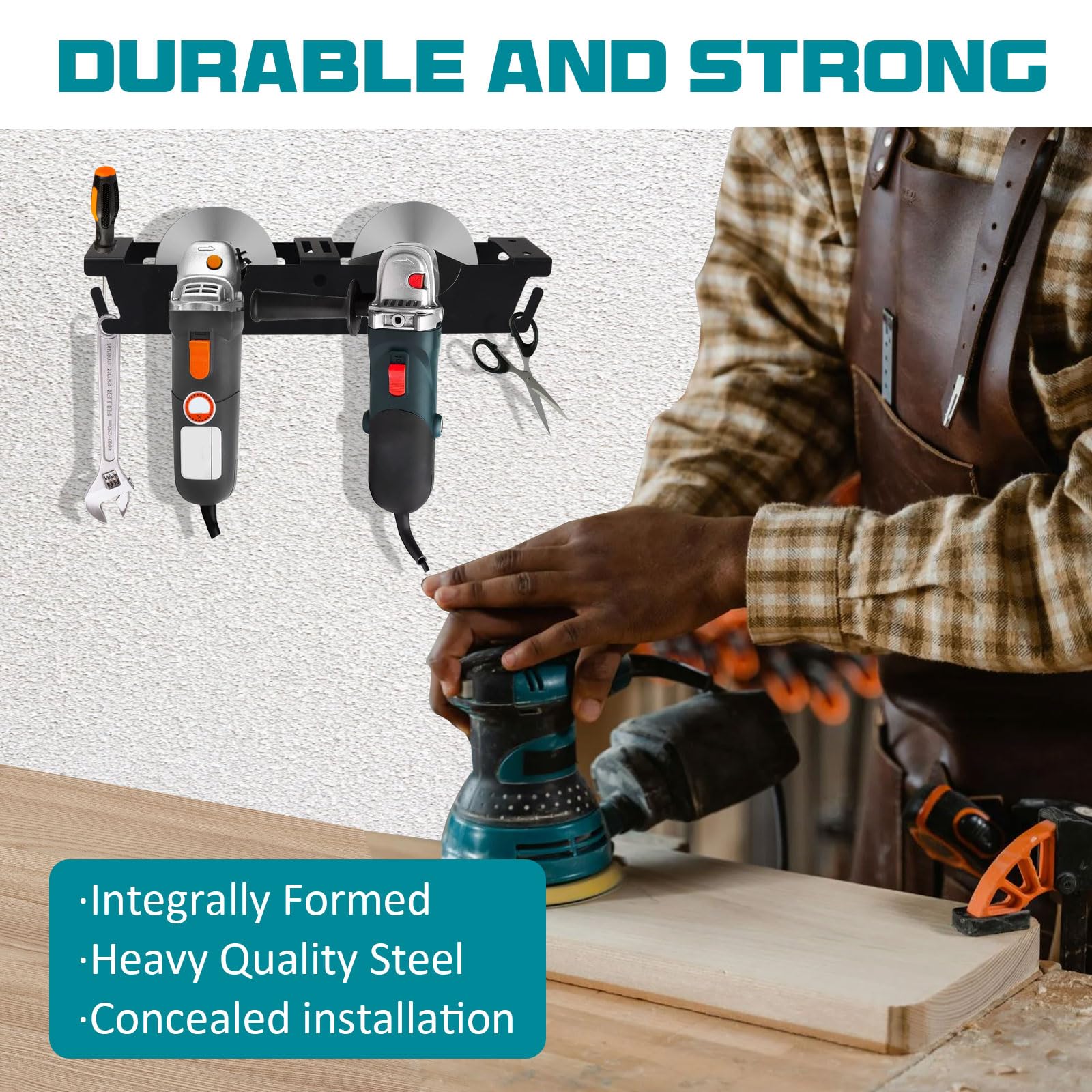 Support Mural En Acier Inoxydable Pour Meuleuse D'angle De Qualité