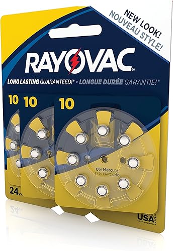 Miniatura 5 de RAYOVAC Baterías para audífonos tamaño 10, paquete de 24, L10ZA-24ZMB
