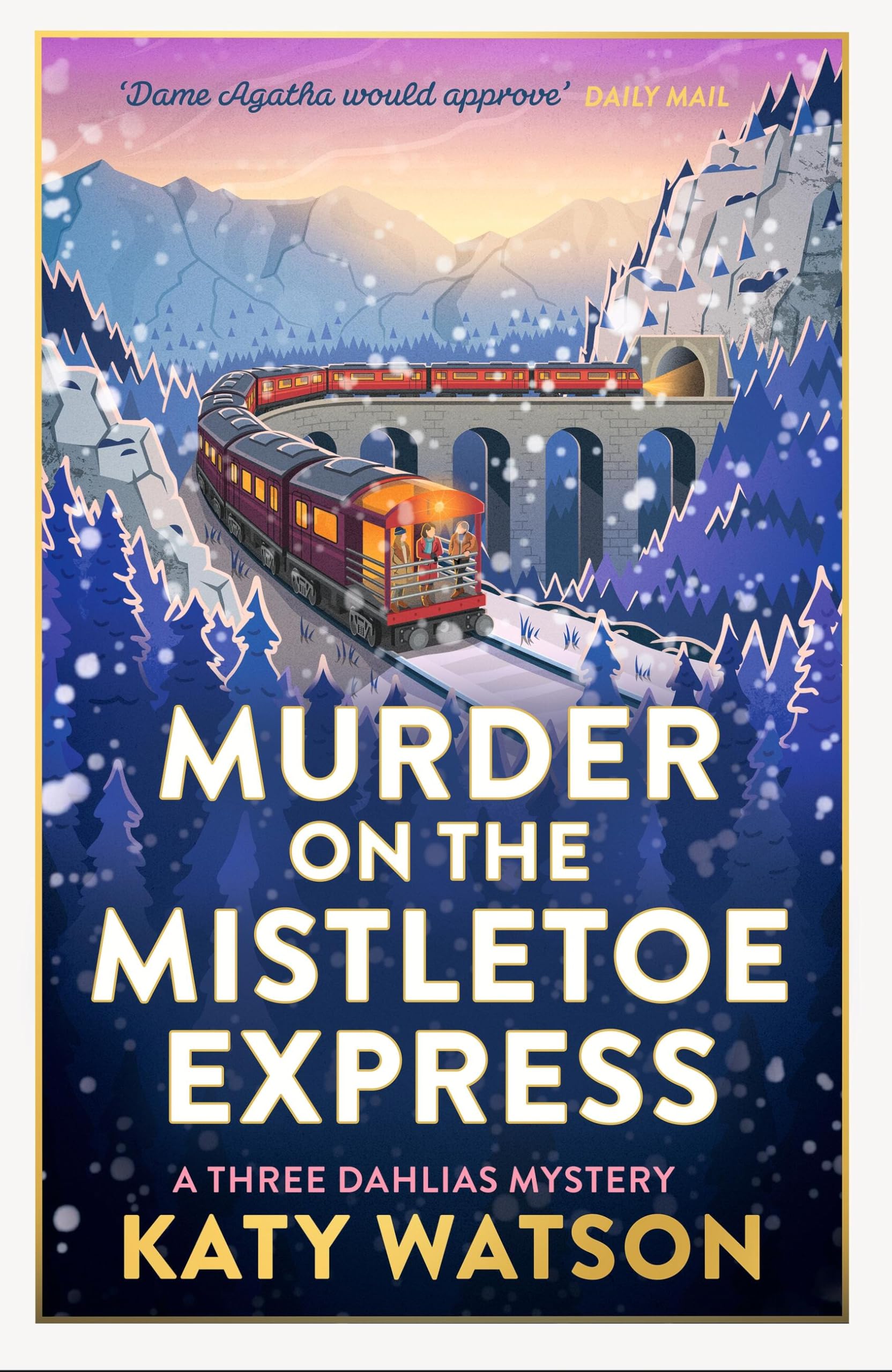 Murder on the Mistletoe Express (Three Dahlias Mysteries)