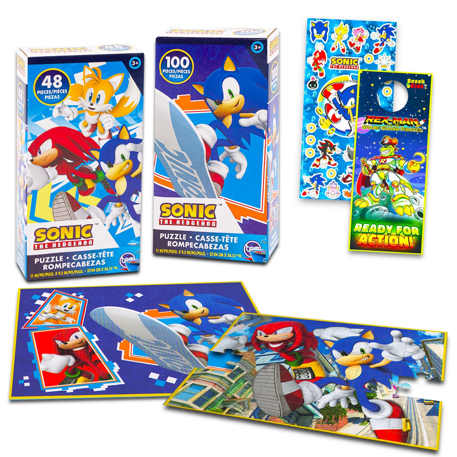 Amazon.com: Sonic the Hedgehog Puzzle for Kids, Boys, Girls Set
