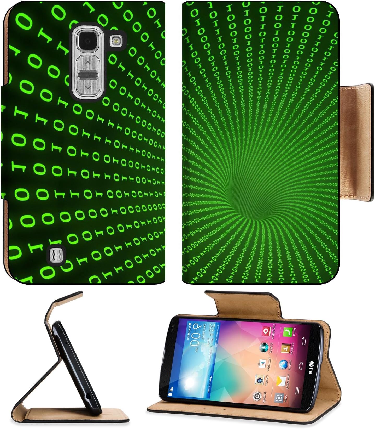 Abstract Binary Numbers Vortex Pattern LG G Pro 2 Flip Case Stand Magnetic Cover Open Ports Customized Made to Order Support Ready Premium Deluxe Pu Leather MSD cover Professional Cases Accessories Graphic Background Covers Designed Model Folio Sleeve HD Template Designed Wallpaper Photo Jacket Wifi Protector Cellphone Wireless Cell phone