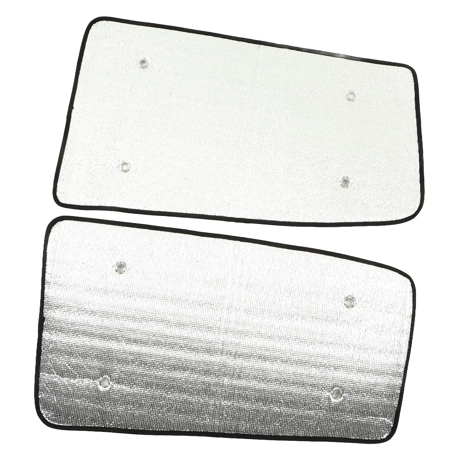 Aramox Parasol para Coche, 6 Piezas 210T Papel de Aluminio Reflectante PE Algodón Parasol para Ventana Protector Térmico UV para Ventanas Laterales del Parabrisas, con Ventosas para XK50 2007-2021
