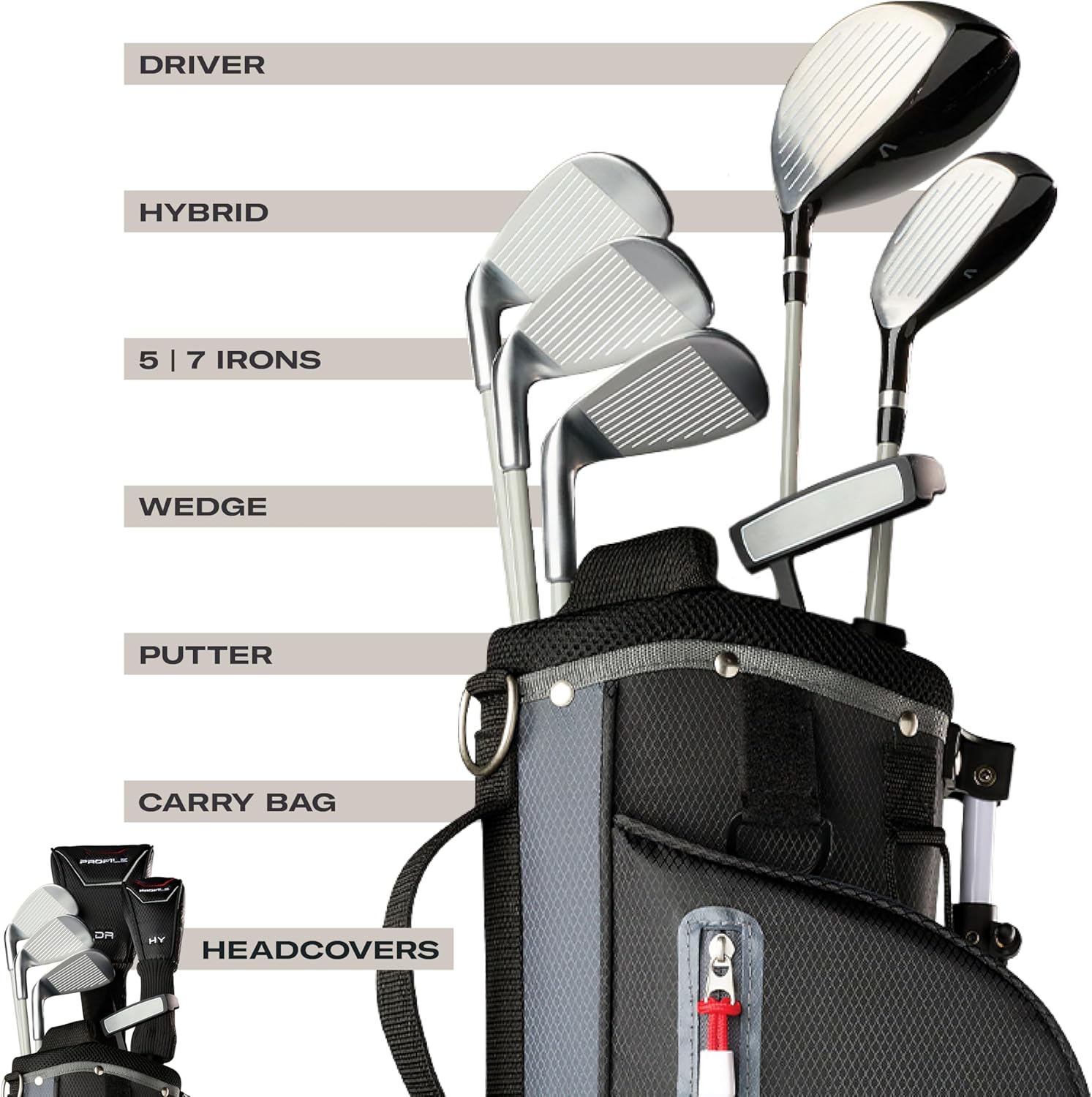 Wilson Profile Junior Complete Golf Sets