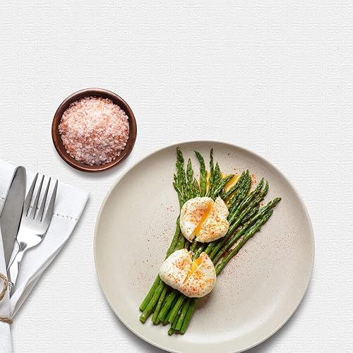 Miniatura 4 de Manteles de papel blanco desechables para mesas rectangulares, paquete de 6, manteles de papel de 3 capas y plástico de calidad para fiestas, 54 x