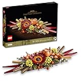 Icons Dried Flower Centerpiece Building Sets for Adults, Ages 18+ Years - Fall & Thanksgiving Decorations for Dinner Table or Mantel - 10314