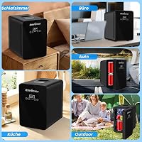 Enventor 10 literes mini hűtőszekrény LCD kijelzővel, fűtés/hűtés funkcióval, autóhoz és irodához 8