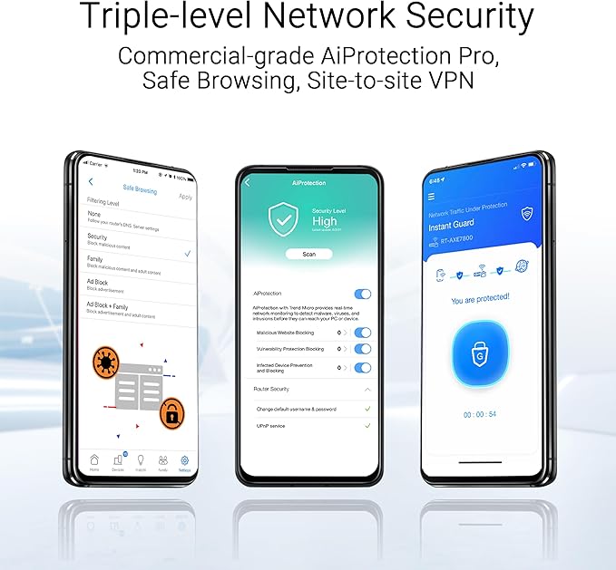 ASUS ZenWiFi BT10 Tri-Band WiFi 7 Mesh, 18 Gbps, 6000 sq.ft (2pk) miniatura 7