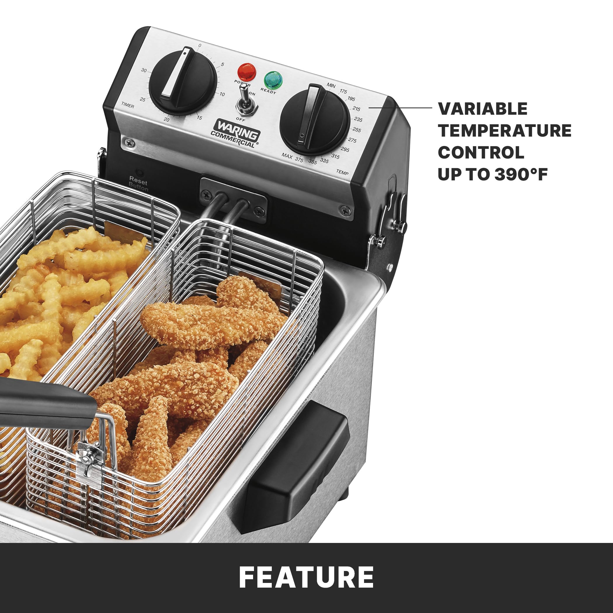 Amazon.com: Waring Commercial WDF75RC Heavy Duty 8.5 lb