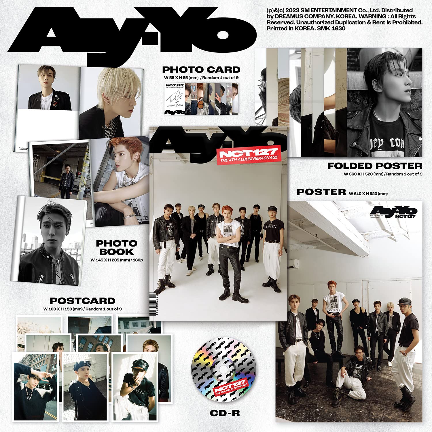 Amazon.com: NCT 127 - 4th Album Repackage [Ay-Yo] (B Ver