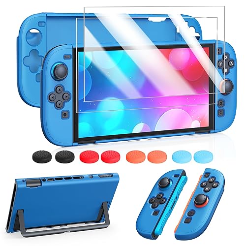 Vista 10 de FYOUNG Protective Case for Nintendo Switch 2 2025, Slim Hard Shell for Switch 2 Accessories, Scratch&Shock Protection Cover with Screen Protector, 8