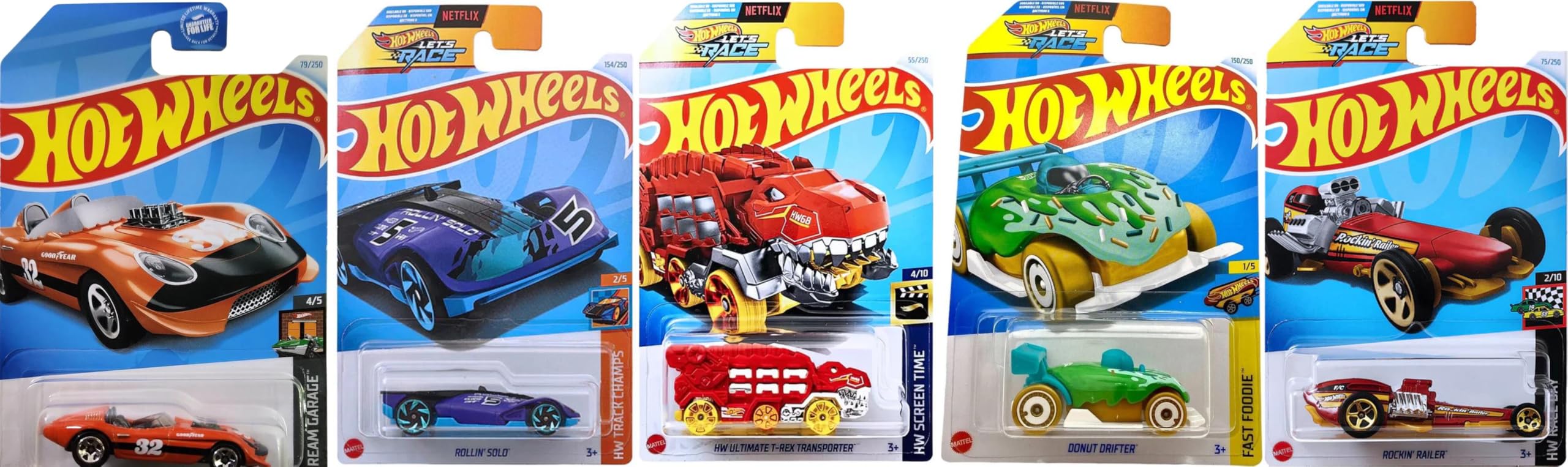 Hot Wheels 1:64 Scale Mainline Basic Car – Pack of 5 (Assorted Model, Color May Vary, Come Random Car)-image-22