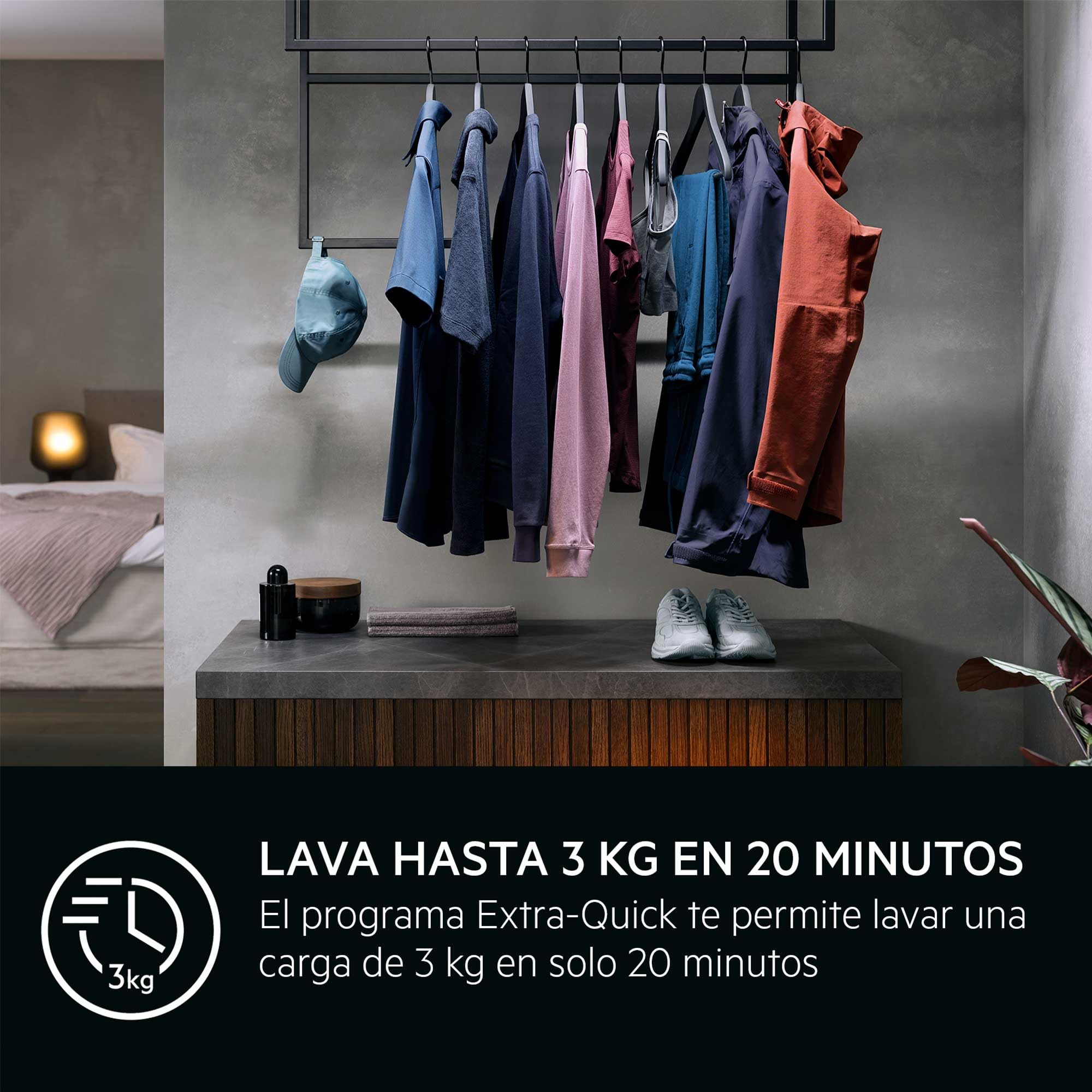 AEG LFR7184N2V, Lavadora de Carga Frontal 8 Kg, 1400 rpm, Libre Instalación, Función Vapor, Lavado Rápido, Cajón Universal, Motor Inverter, Display LCD/LED, Serie 7000, Blanca, Clase A