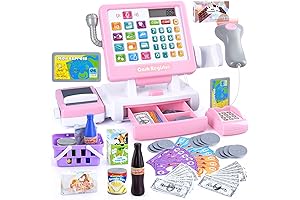 PLAY Kids Cash Register Toy for Ages 3+ - Learning Educational and...