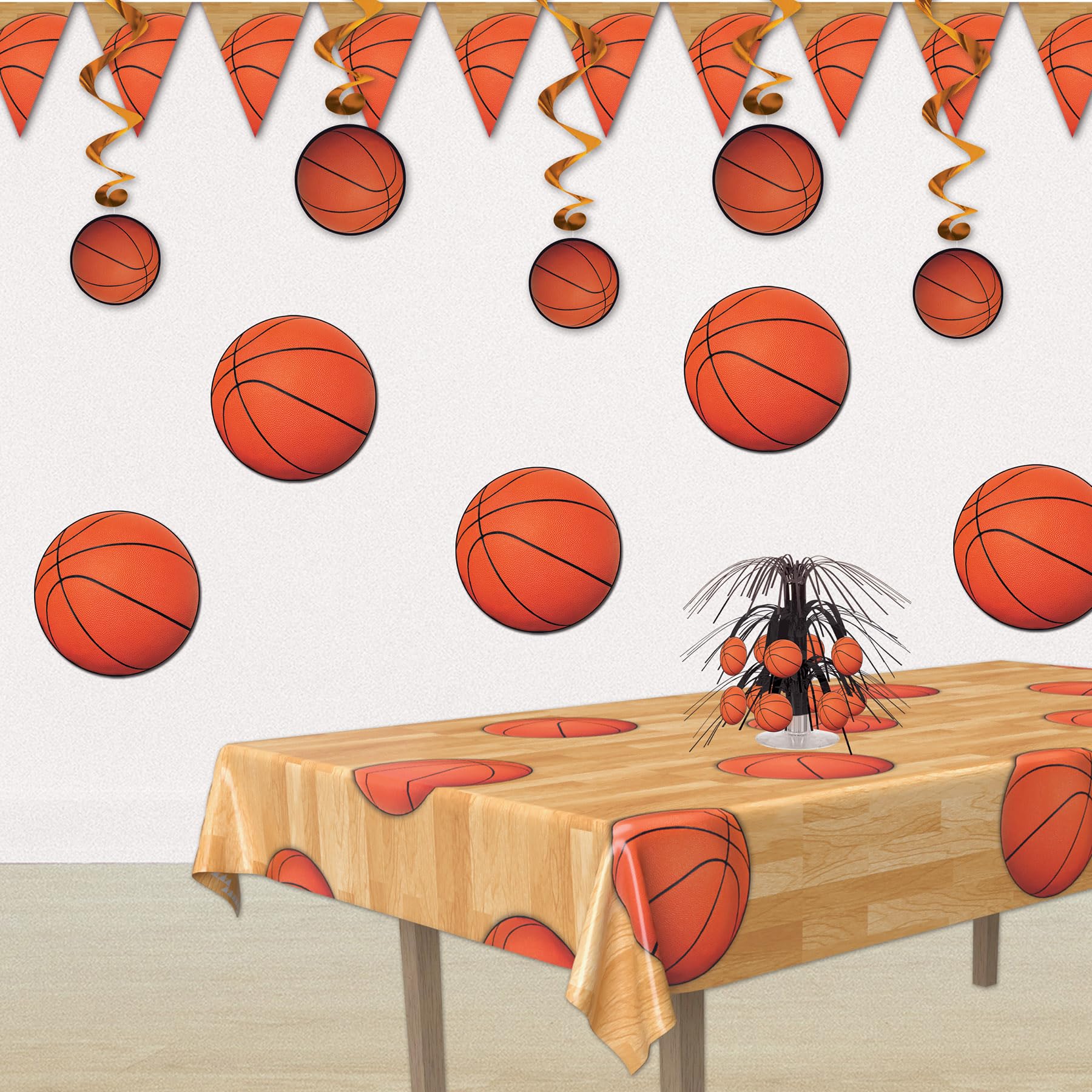 Beistle 12er-Set Basketball-Ausschnitte – Perfekt Für Sport-Partys, Klassenzimmer & DIY-Projekte