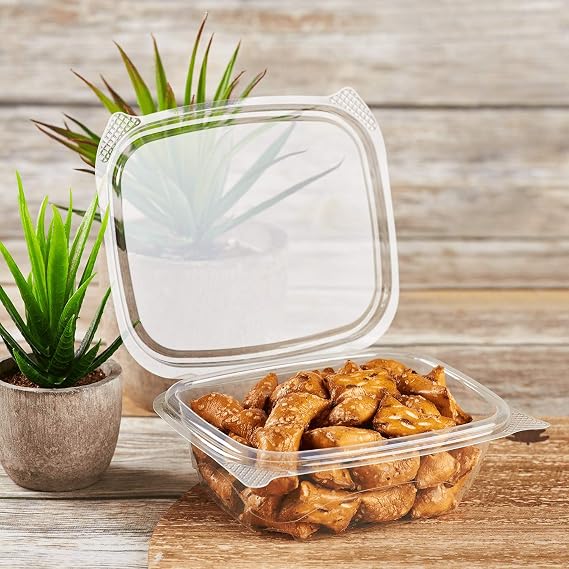 KARAT EARTH 12oz PLA Hinged Deli Container - 200 ct