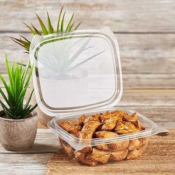 KARAT EARTH 12oz PLA Hinged Deli Container - 200 ct