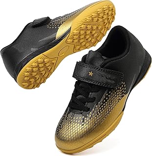 Kids Turf Soccer Shoes Boys Girls Youth Indoor Outdoor Soccer Cleats Football Shoes (Toddler/Little Kid/Big Kid)