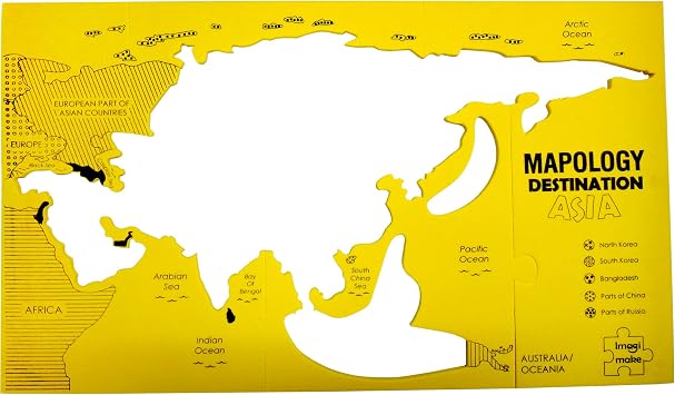 Imagimake Mapology: Destination Asia Map Puzzle